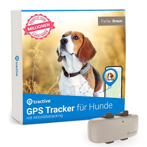 Tractive GPS Tracker für Hunde | Empfohlen von Martin Rütter | Weltweite Live-Ortung | Weglaufalarm | Gesundheitswarnungen & Aktivitätstracking | Mehrfacher Testsieger