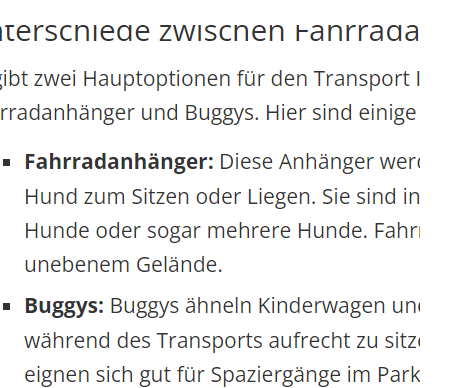 Fahrradanhänger Hund